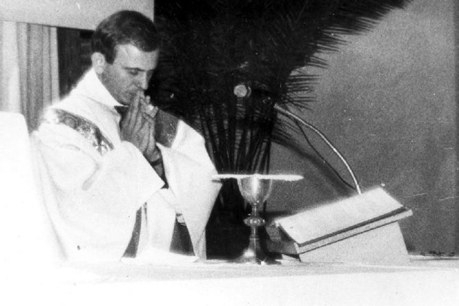 The last photo of Father Jerzy Popiełuszko before his death on Oct. 19, 1984.