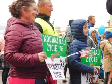 "Love life, choose life:" National March for Life and Family in Warsaw, Poland, Sept. 18, 2022.