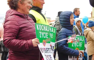 "Love life, choose life:" National March for Life and Family in Warsaw, Poland, Sept. 18, 2022. Credit: Sister Amata Nowaszewska