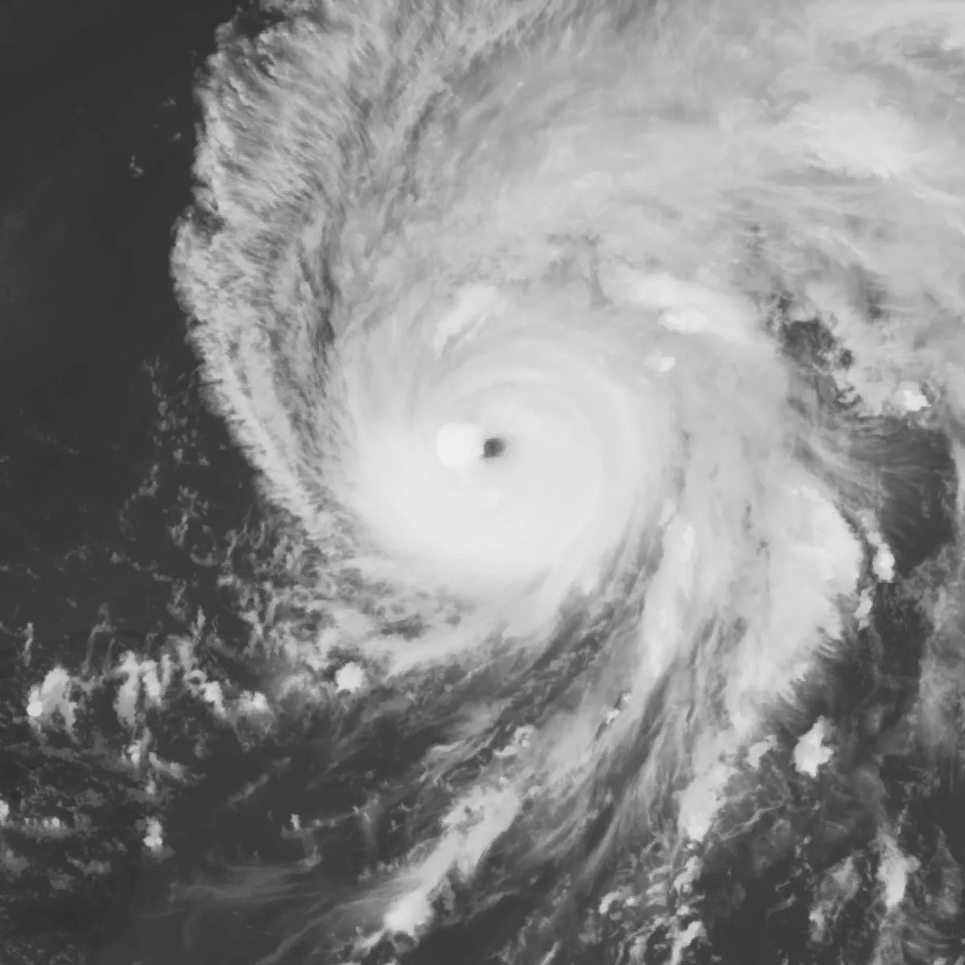 United States Naval Research Laboratory's infrared-gray satellite image of Hurricane Ian.?w=200&h=150