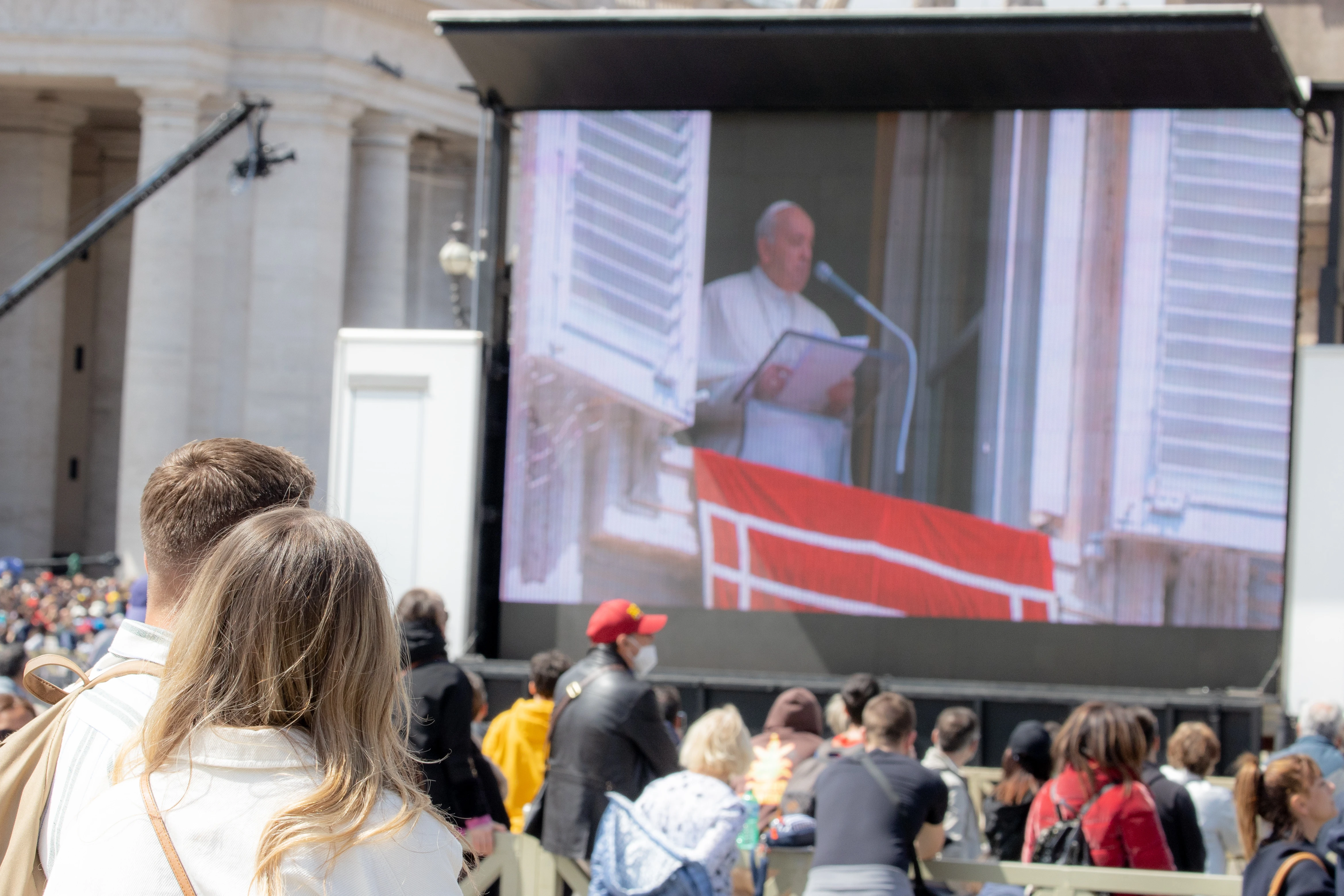 Pope Francis led the “Regina Caeli" on Monday, April 18, 2022, at St. Peter's Square.?w=200&h=150