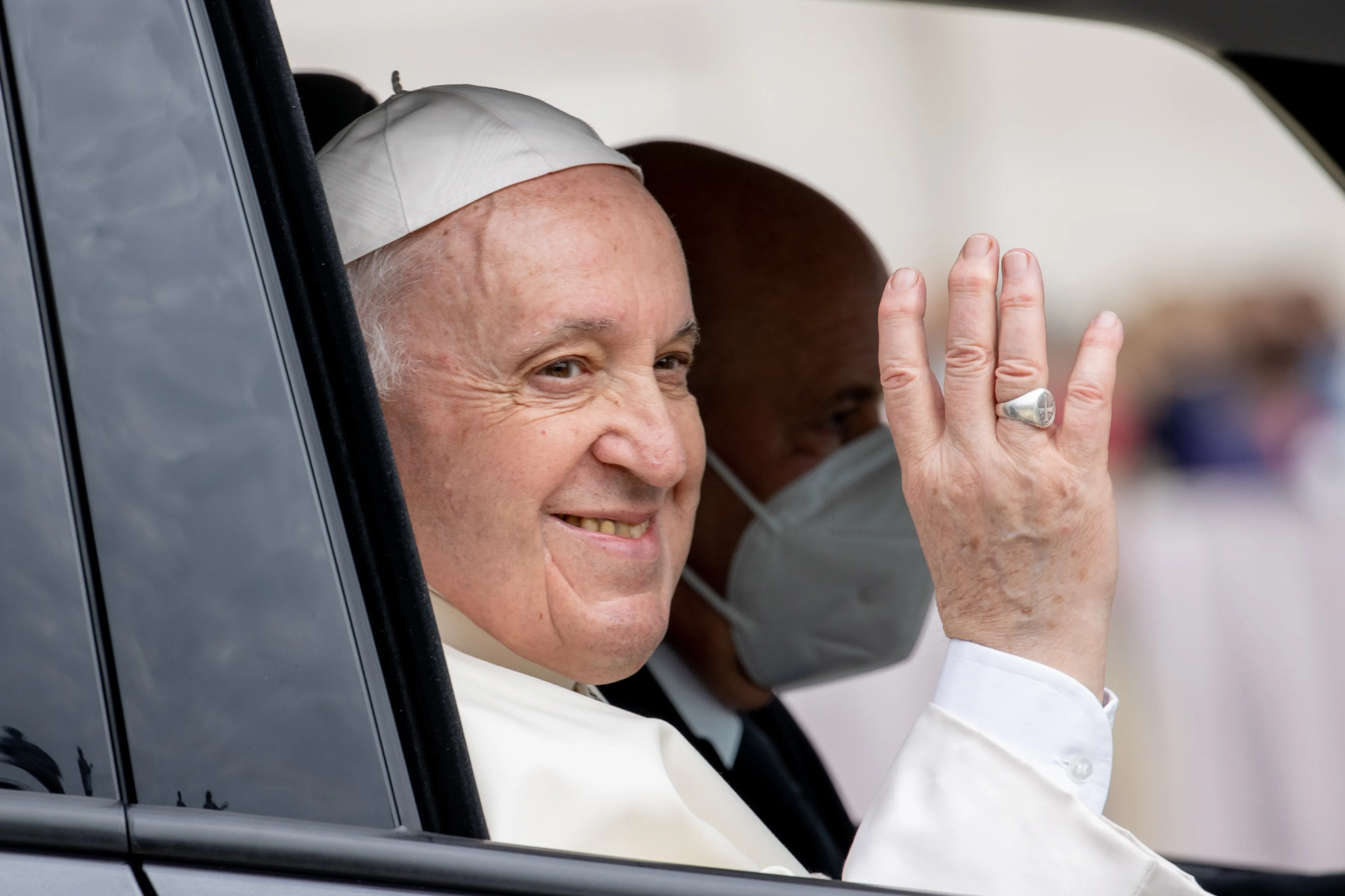 Pope Francis at the general audience in St. Peter's Square on April 20, 2022.?w=200&h=150