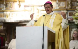 Bishop Felix Gmür of Basel told Swiss newspaper “NZZ am Sonntag” on Sept 24, “It’s time to abolish mandatory celibacy.” Credit: José R. Martinez / Basel Diocese.