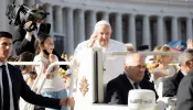Pope Francis in St. Peter's Square, June 25, 2022