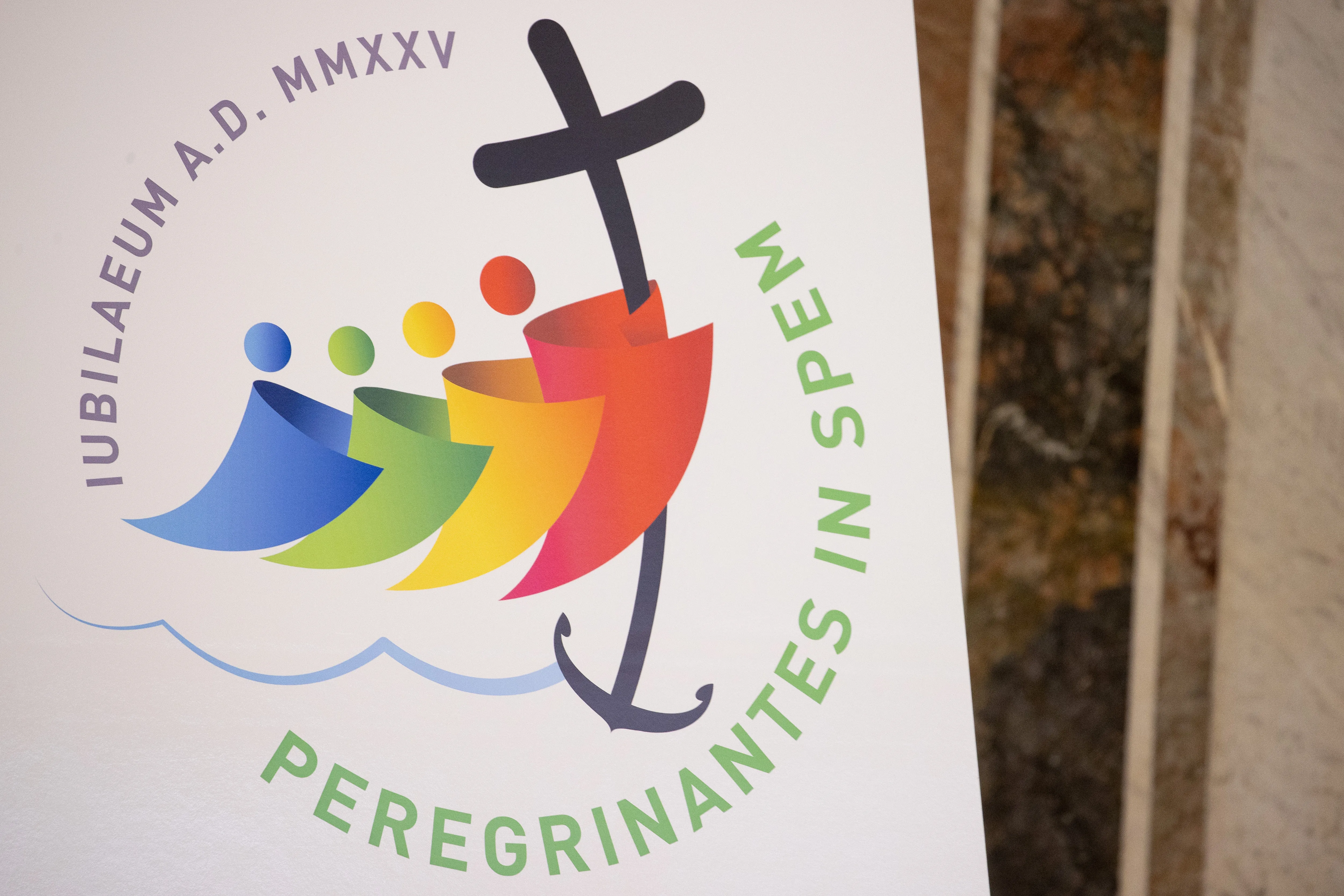The logo of the 2025 Jubilee. The Vatican's Dicastery for Evangelization is organizing the Catholic Church's next Holy Year around the theme "Pilgrims of Hope."?w=200&h=150