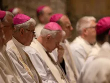 German Bishops at Mass in the Papal Basilica of St. Paul outside the Walls during their visit in Rome, Nov. 17, 2022