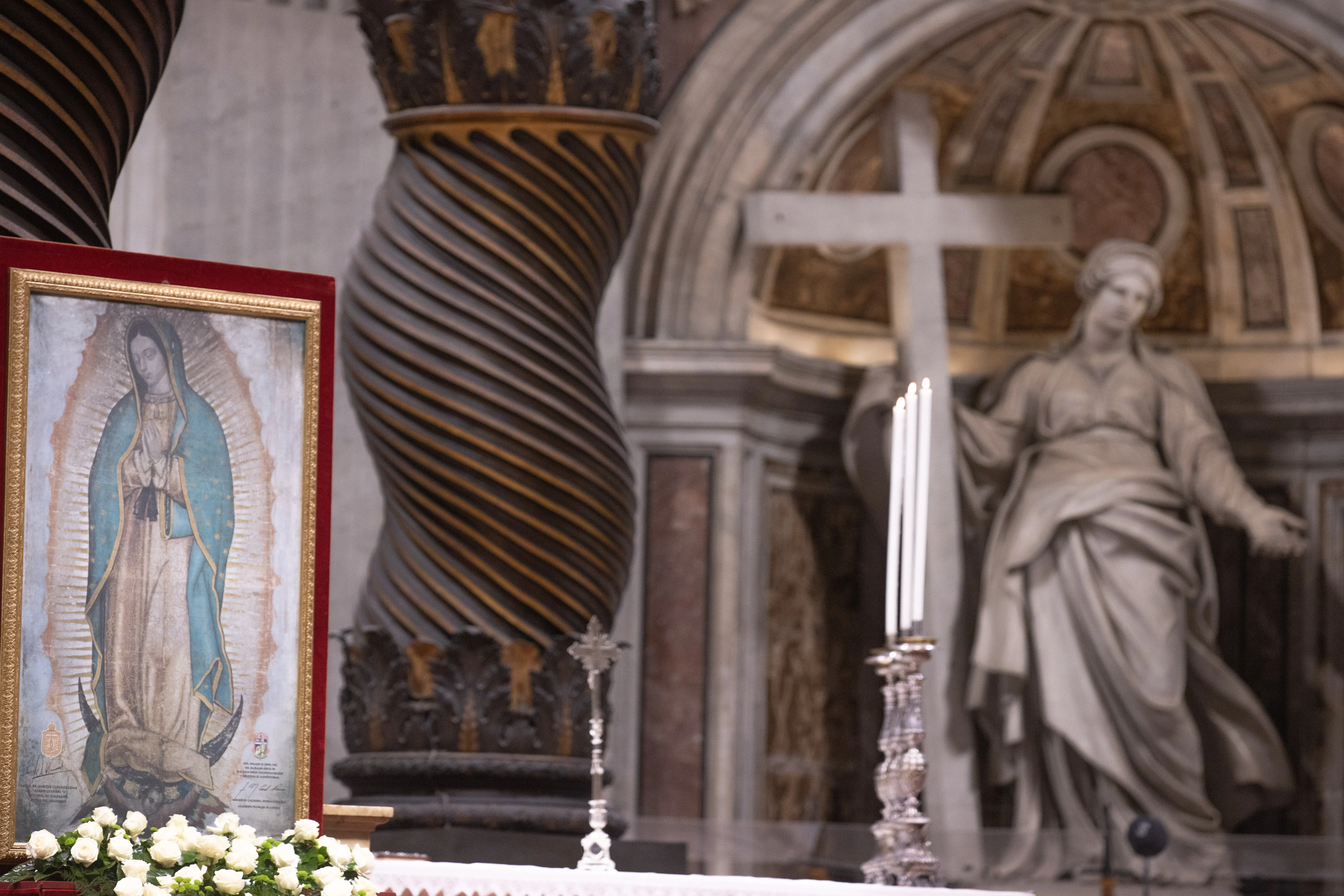 Pope Francis celebrated Mass in St. Peter’s Basilica Dec. 12, 2022, to mark the feast of Our Lady of Guadalupe, patroness of the Americas and the unborn.?w=200&h=150