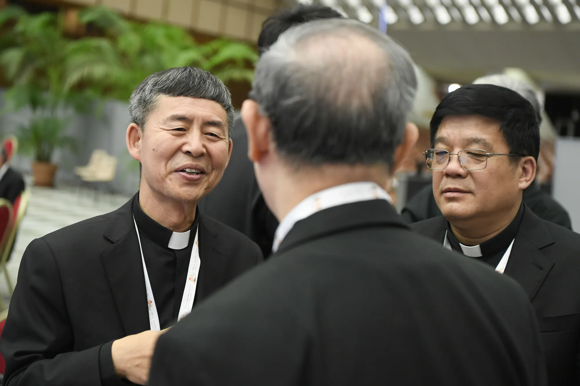 Bishop Yao Shun of Jining  and Bishop Yang Yongqiang of Zhouchun (right) of the People's Republic of China at the Synod on Synodality at the Vatican in October 2023.?w=200&h=150
