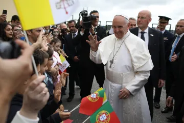 Pope Francis Portugal flag