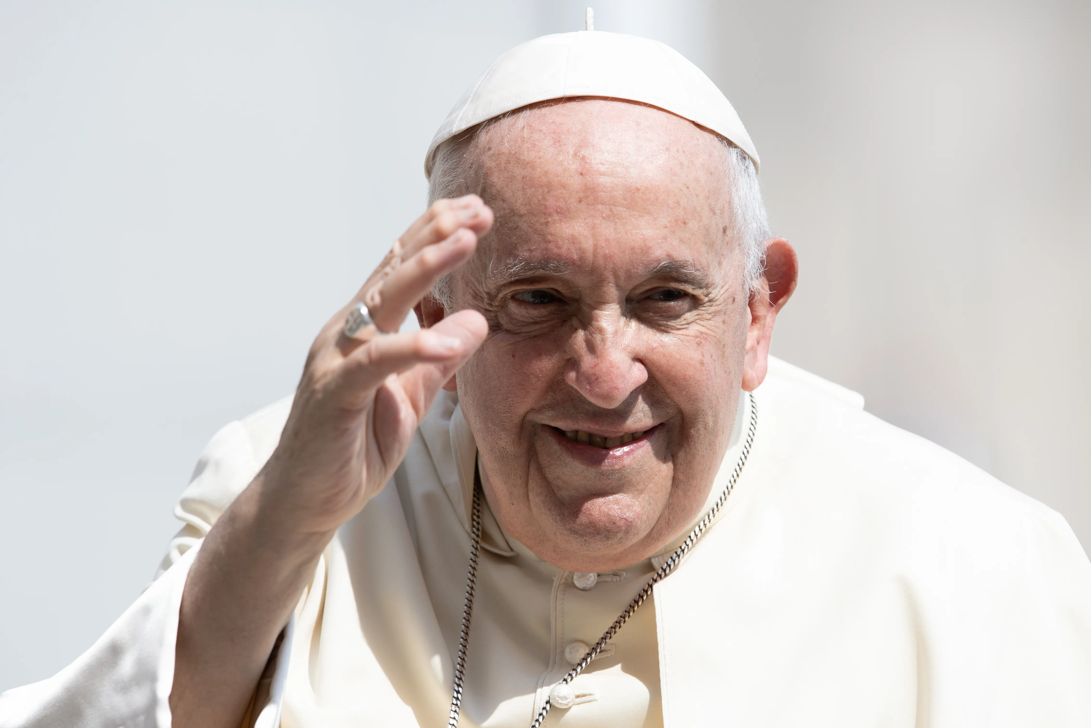 Pope Francis at the general audience in St. Peter's Square on June 28, 2023.?w=200&h=150