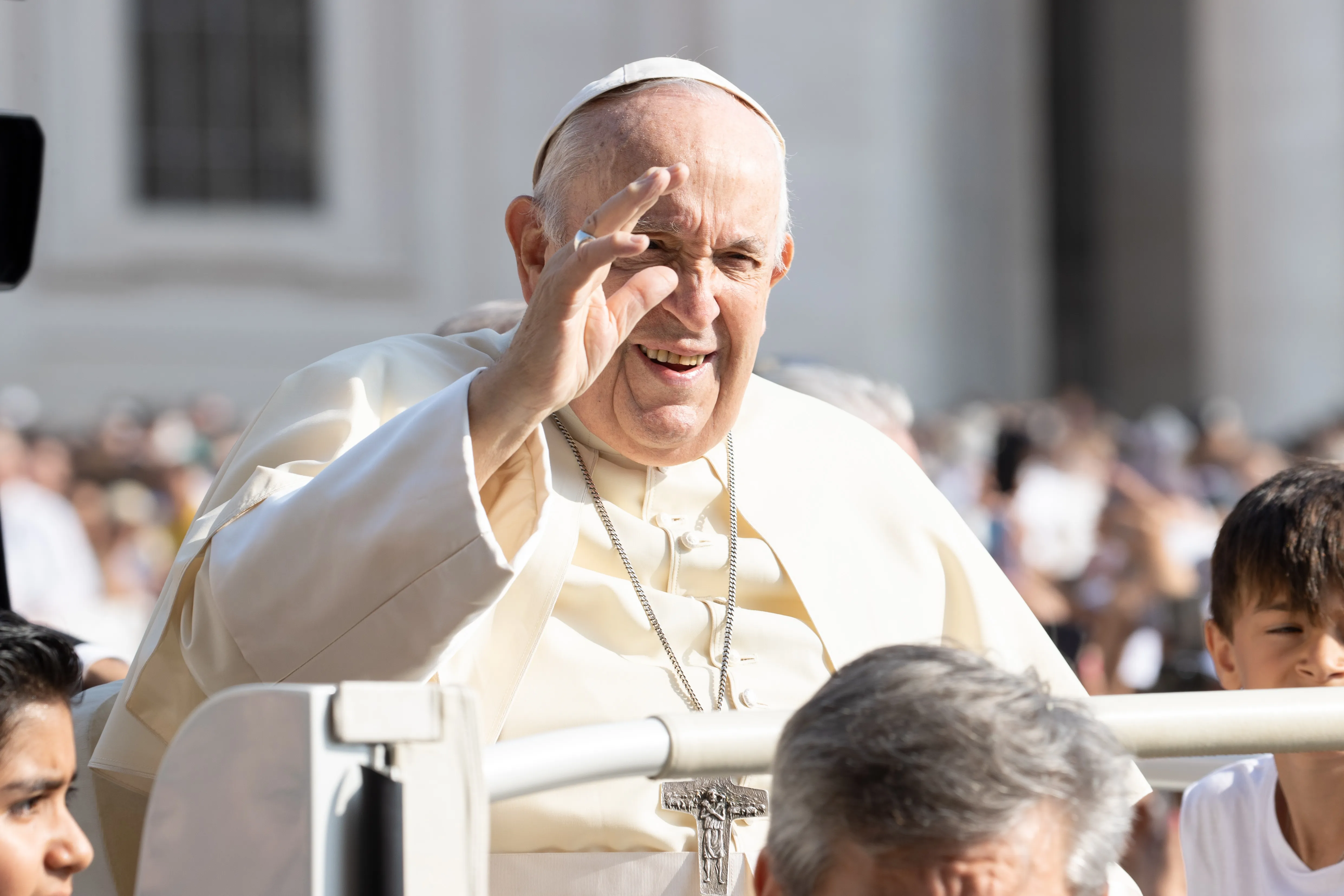 Pope Francis at the general audience in St. Peter's Square on June 28, 2023.?w=200&h=150