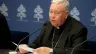 Cardinal Jean-Claude Hollerich, relator general of Synod on Synodality, speaks to the media on June 20, 2023, at the temporary headquarters of the Holy See Press Office in Vatican City.