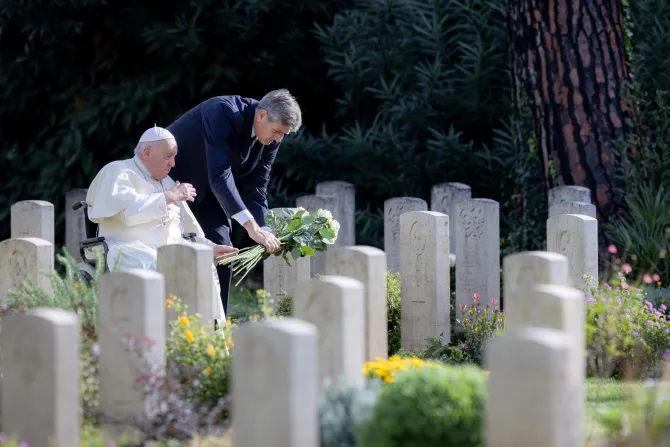 Pope Francis Rome War Cemetery