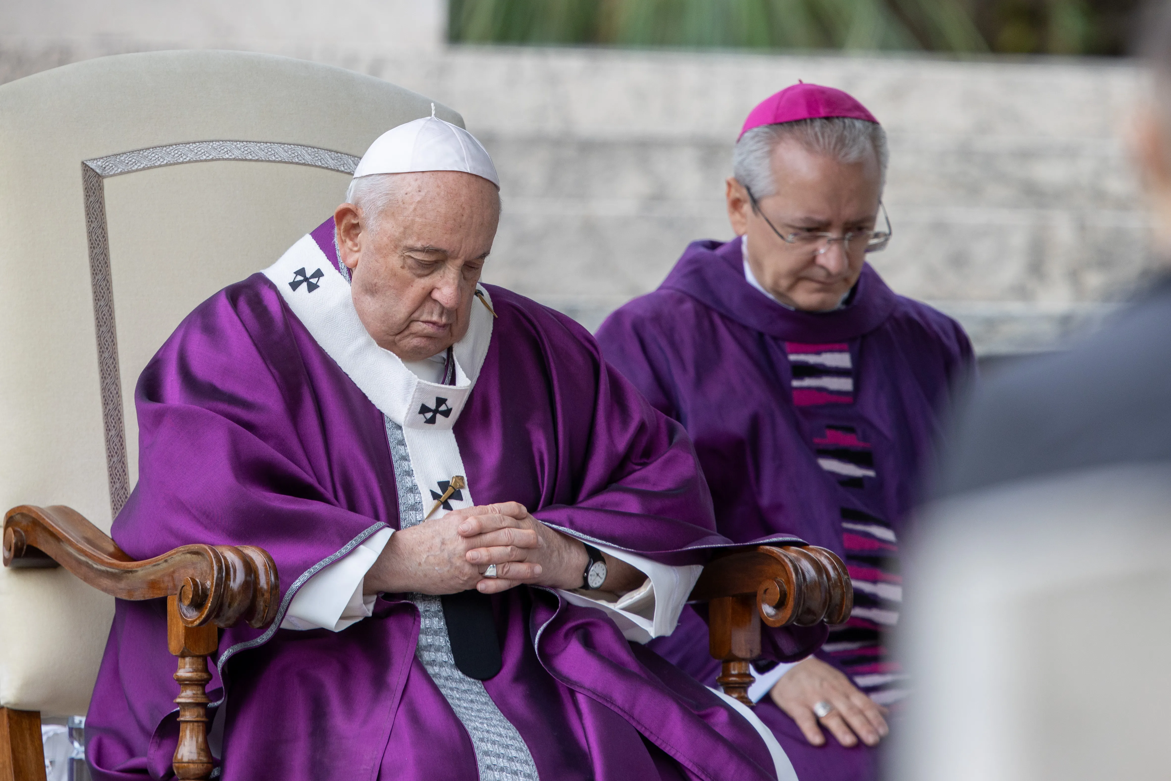 Pope Francis presided over Mass at the Rome War Cemetery for the Commemoration of All the Faithful Departed, All Souls' Day, on Nov. 2, 2023.?w=200&h=150