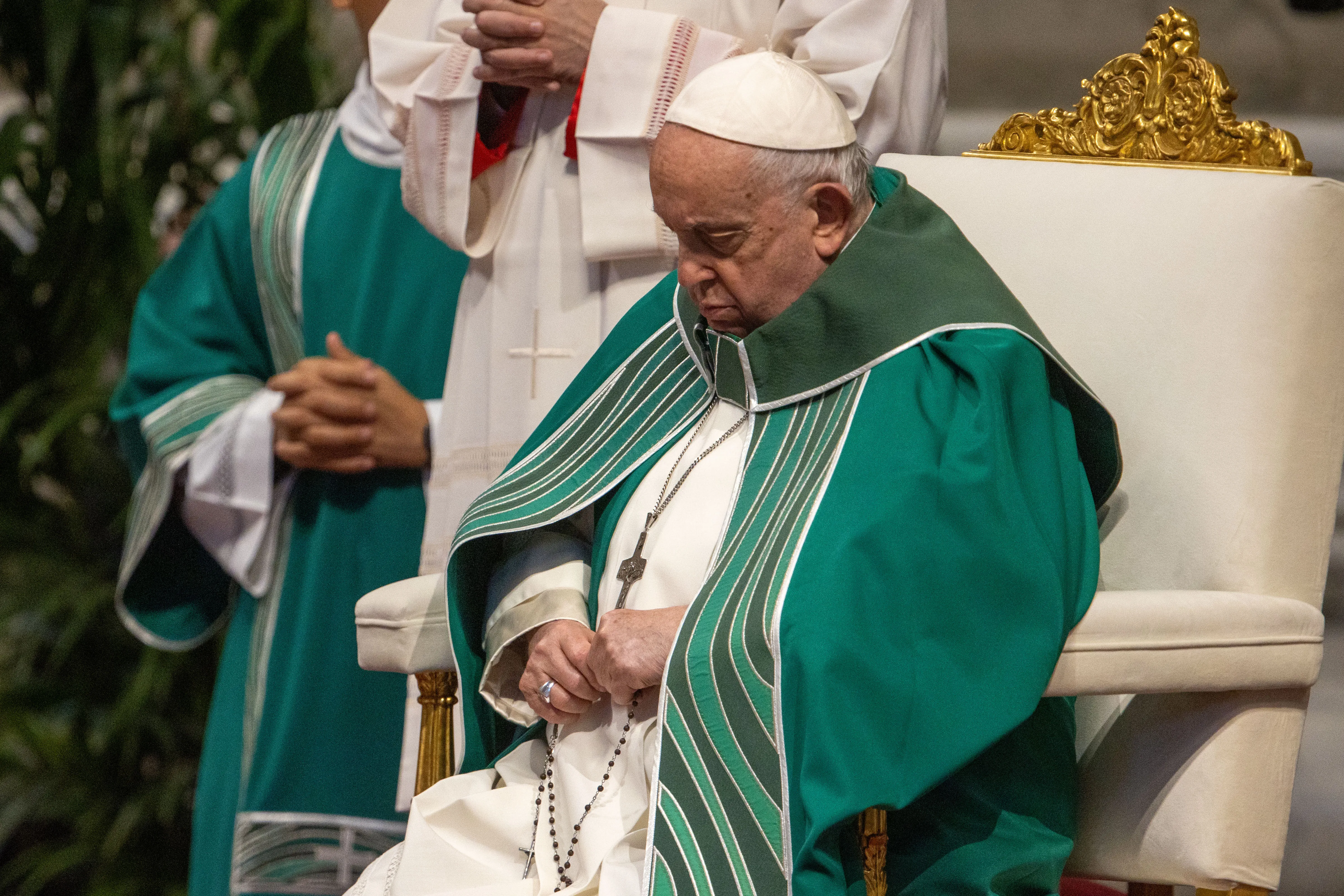 Pope Francis at the Synod on Synodality’s closing Mass in St. Peter’s Basilica on Oct. 29, 2023.?w=200&h=150