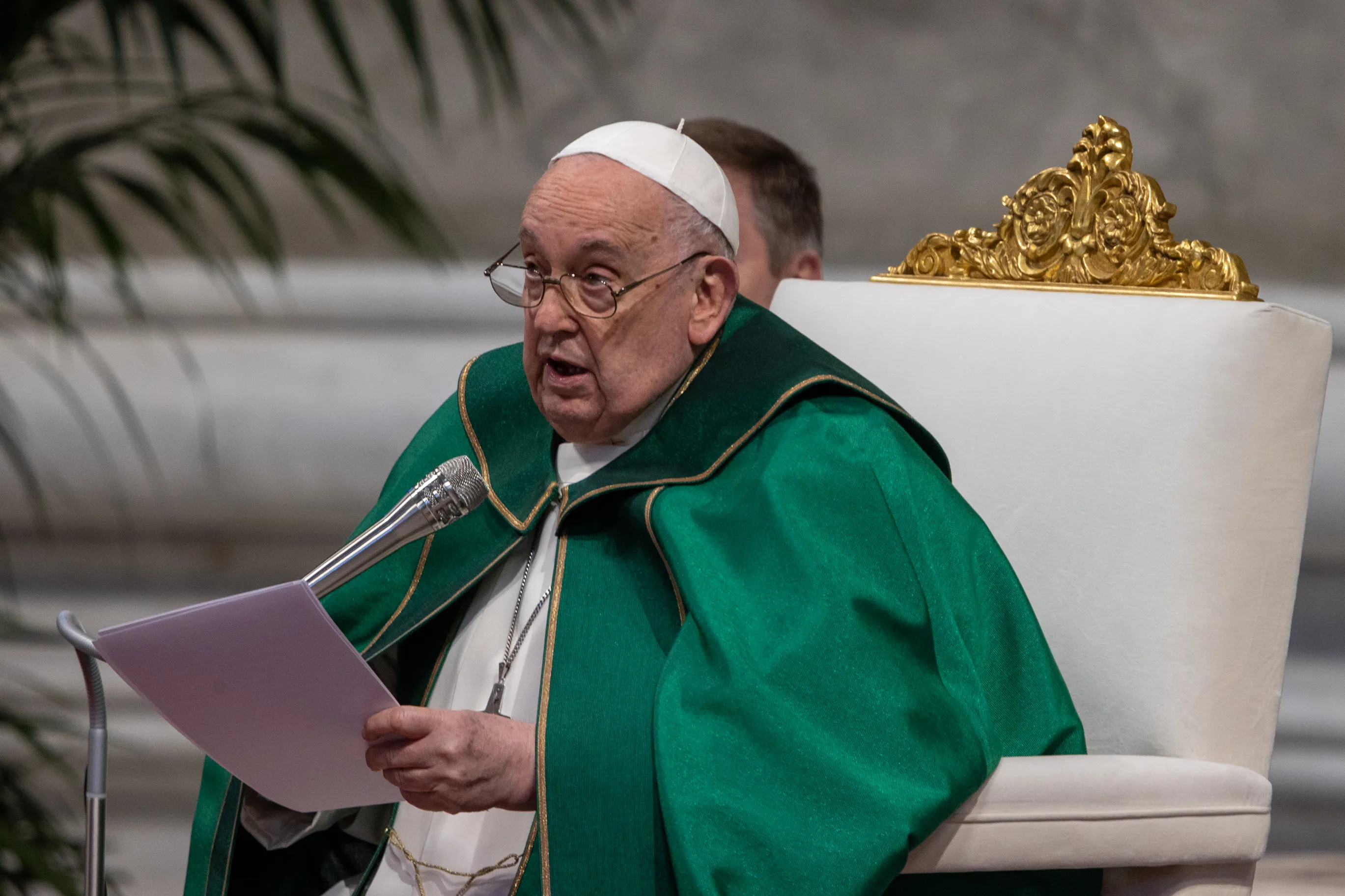 Pope Francis presides over Mass for the Sunday of the Word of God in St. Peter’s Basilica on Jan. 21, 2024.?w=200&h=150