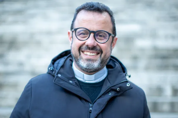 Father Alessandro Trani, the rector of the Priverno Co-cathedral of Santa Maria Annuziata. Credit: Daniel Ibanez/CNA