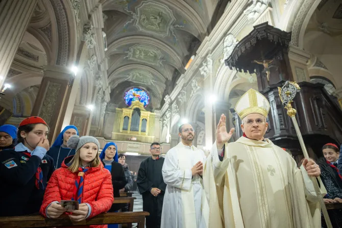 Bishop Mariano Crociata Aquinas Mass