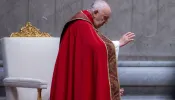 Pope Francis participates in Mass on the solemnity of Pentecost, May 19, 2024.