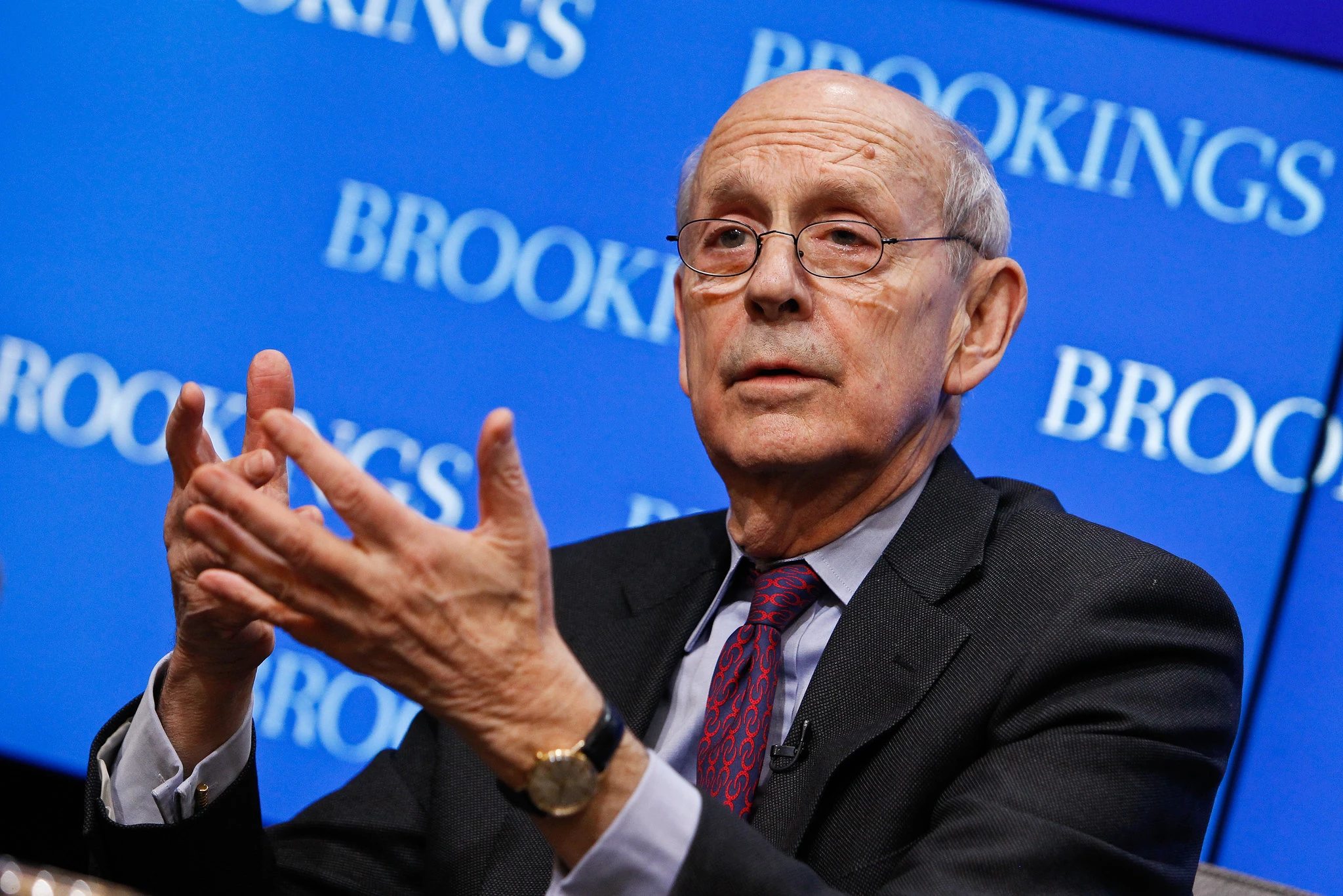 US Supreme Court Justice Stephen Breyer speaks at Brookings, Jan. 21, 2016.?w=200&h=150