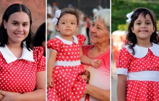Young women and girls at the Beatification Mass of Blessed Benigna Cardoso in Brazil on Oct. 24, 2022. Credit: Diocese of Crato, Brazil