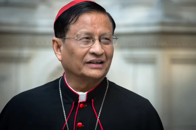 Cardinal Charles Maung Bo, pictured on May 12, 2016