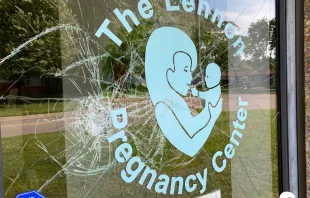 The Lennon Pregnancy Center in Dearborn Heights, Michigan, was vandalized sometime between the night of June 19 and the morning of June 20, 2022. Courtesy of The Lennon Pregnancy Center