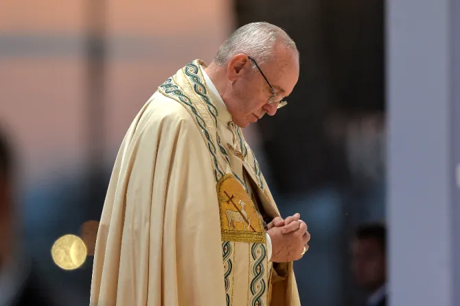 Pope Francis, pictured on July 30, 2016