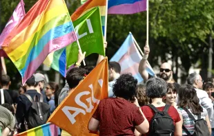 An LGBT rally in Portugal. Credit: Pedro Ribeiro Simões via Flickr  (CC BY 2.0). 