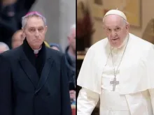 Archbishop Georg Gänswein and Pope Francis