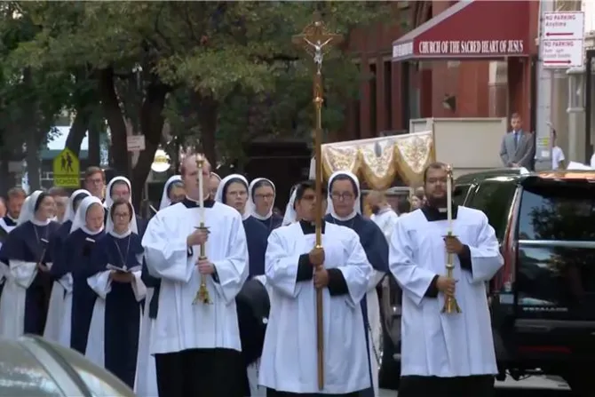 NYC Eucharistic procession