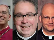 (Left to right) Bishop Mark Seitz of El Paso, Texas; Bishop Michael Olson of Fort Worth, Texas; and Bishop Edward Weisenburger of Tucson, Arizona.