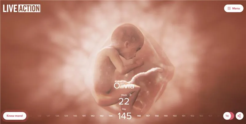 Live Action's new website on the development of a child through pregnancy, windowtothewomb.app.?w=200&h=150