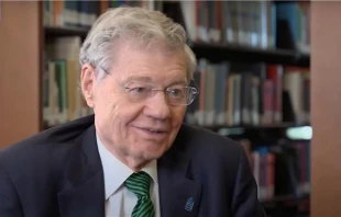 Thomas Monaghan, founder of Domino's Pizza, spoke to Colm Flynn on EWTN News In-Depth on June 23, 2023. Photo credit: EWTN