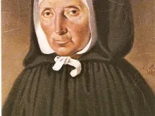 Portrait of St. Jeanne Jugan (1792–1879), foundress of the Little Sisters of the Poor, by Léon Brune 1855.