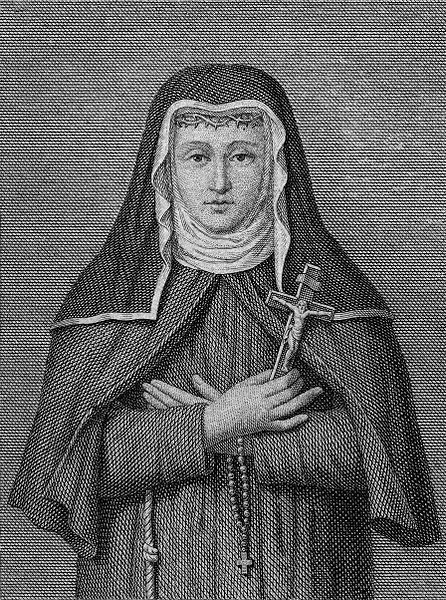 Sister Maria Margherita Diomira of the Incarnate Word (1651–1657). Credit: P. Projaing, public domain, via Wikimedia Commons