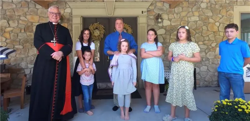German Cardinal Gerhard Müller visited the home and family of Mark Houck, a pro-life father of seven who was arrested on Sept. 13 by several FBI agents in the early hours of the morning.?w=200&h=150