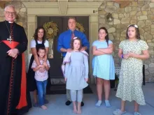 German Cardinal Gerhard Müller visited the home and family of Mark Houck, a pro-life father of seven who was arrested on Sept. 13 by several FBI agents in the early hours of the morning.