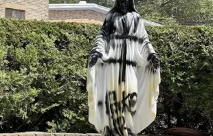 Jonathan Bulik, 37, of Brooklyn, has been arrested and charged in connection with the July 8, 2023, desecration of a statue of the Blessed Mother at Resurrection Church in Brooklyn, New York. Photo courtesy of the Diocese of Brooklyn
