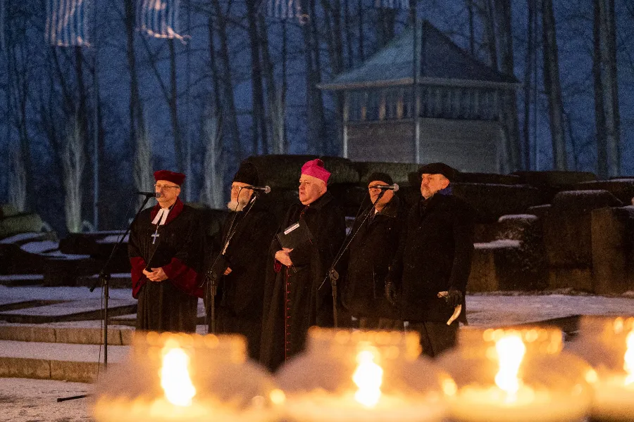 Religious leaders mark the 77th anniversary of the liberation of Auschwitz-Birkenau at the death camp, Jan. 27, 2022.?w=200&h=150