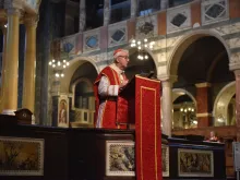 Cardinal Vincent Nichols at the Red Mass at Westminster Cathedral, London, England, Oct. 1, 2021.