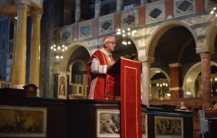 Cardinal Vincent Nichols at the Red Mass at Westminster Cathedral, London, England, Oct. 1, 2021. Diocese of Westminster via Flickr.