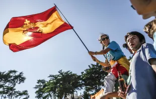 Spanish pilgrims at World Youth Day 2023 in Lisbon, Portugal, July 31, 2023. Credit: Duarte Mourão Nunes/Flickr JMJ Lisboa 2023