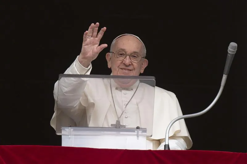 Pope Francis delivers the Regina Caeli address on Monday, Apr. 1, 2024?w=200&h=150
