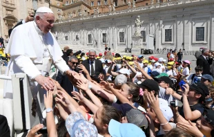 Pope Francis’ general audience in St. Peter’s Square, June 1, 2022. Vatican Media.