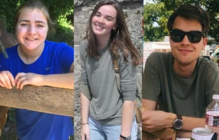 Franciscan Univesity of Steubenville students who participated in the Unplugged Scholarship in its first year (from left to right): Theresa Ryan, Grace Pollock, and Paul Merkel Photos courtesy of Theresa Ryan, Grace Pollock, and Paul Merkel