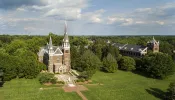 Mary Help of Christians Basilica on the campus of Belmont Abbey College in Belmont, North Carolina.