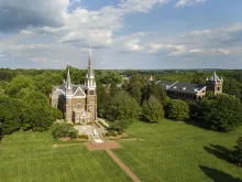 Mary Help of Christians Basilica on the campus of Belmont Abbey College in Belmont, North Carolina.
