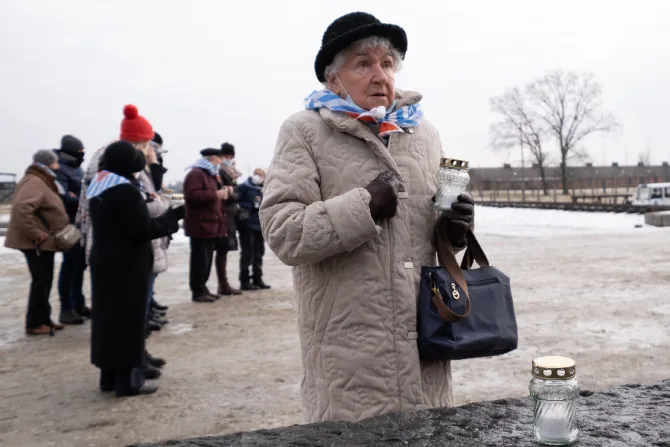 Religious leaders mark the 77th anniversary of the liberation of Auschwitz-Birkenau at the death camp, Jan. 27, 2022
