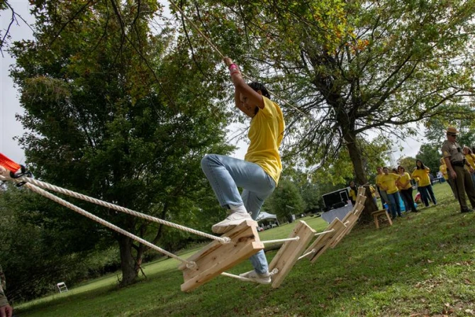 Youth rally on St. Clements Island